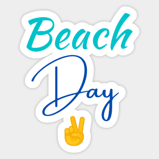 Beach Day Sticker